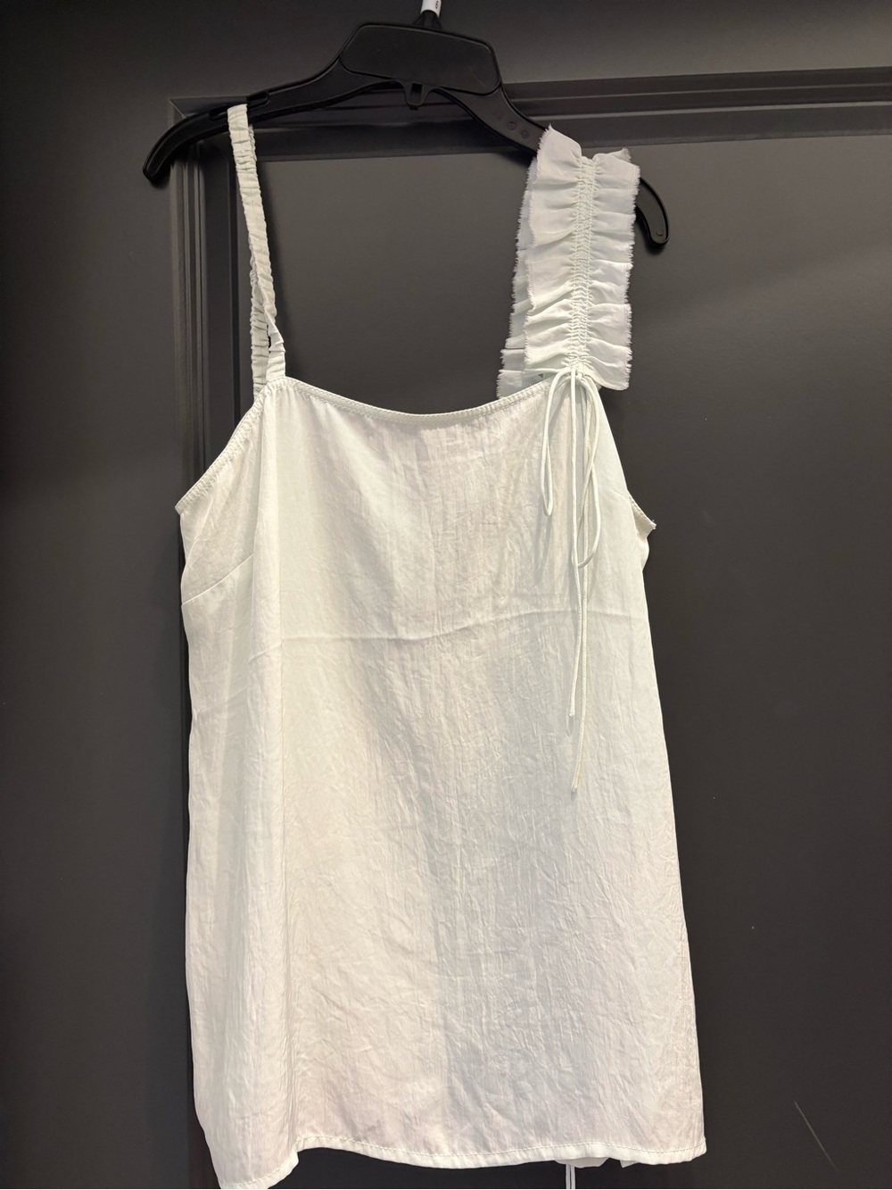 Jason Wu White Ruffle-Shoulder Camisole